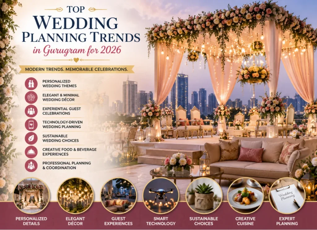 Top wedding planning trends in Gurugram in 2026
