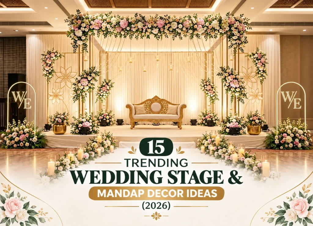 15 Trending Wedding Stage & Mandap Decor Ideas for 2026