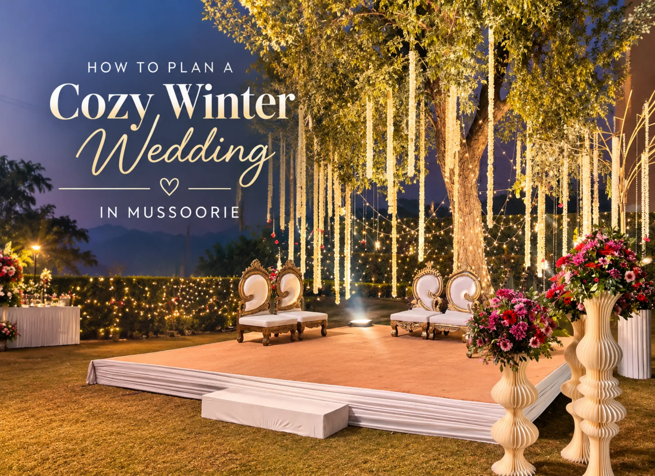 How to Plan a Cozy Winter Wedding in Mussoorie
